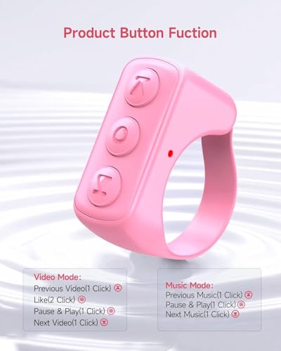 Tiktok Remote Control Ring Finger Scroller Remote Tiktok Bluetooth Scrolling Ring Page Turner,Compatible with iPhone,ipad,Android - Image 5