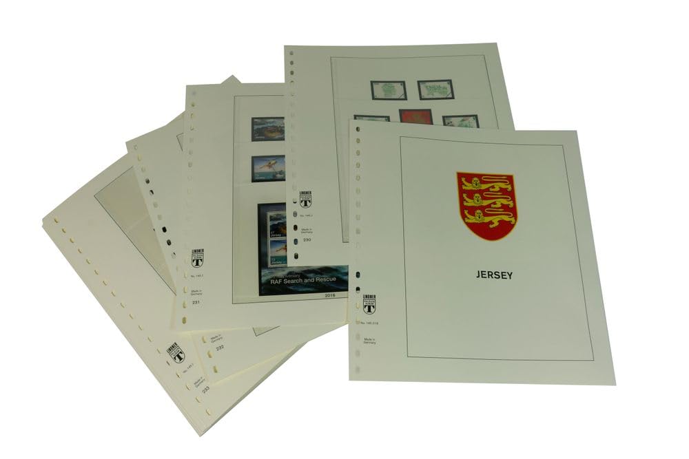 Feuilles pré-imprimées LINDNER Jersey 2016-2018 pour reliure - 2