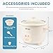 AROMA CoreCoat Pot-Style Rice Cooker with One-Touch Control and Non-Stick Ceramic Coating (6 Cups Cooked, 3 Cups Uncooked)