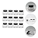 NULYLU 12pcs Refillable Cream Jars Transparent Glass Cosmetic Storage Containers for Travel for Face Creams and Lotions Leak-resistant Design Compact and Portable for All Occasions