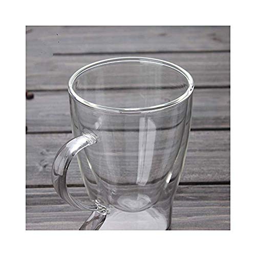 Tasse à jus résistant à la chaleur en verre transparent