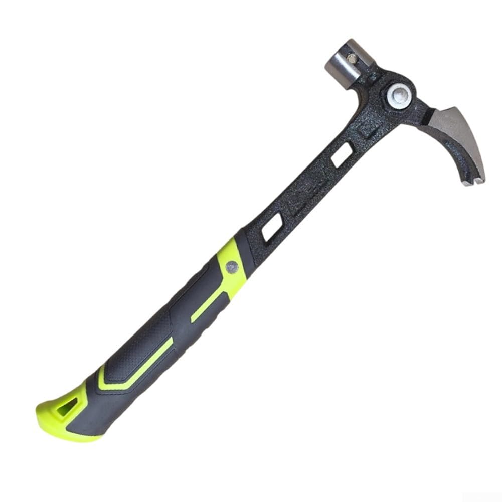 Martillo de garra ajustable de acero de alto carbono, cabeza multifuncional forjada para carpintería, mango ergonómico que reduce la fatiga, durabilidad tratada térmicamente