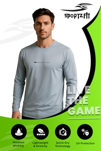 Image of Men's Crew Neck T-Shirt | Premium Polyester Fabric | Breathable, Lightweight, Stylish Activewear for Gym, Training & Casual Wear