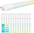 4FT T8 LED Tube Light, Type A+B, 12W/15W/18W/22W, 3000K | 4000K | 5000K | 6500K, Single and Double End Powered, Plug and Play or Ballast Bypass, 2860 Lumens, F32T8, 120-277V, Frosted Cover (24 Pack)