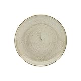  CreaTable Vintage Nature Speiseteller 25cm Porzellan, handgemalt, gesprenkelt, schlamm