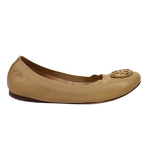 Tory Burch Womens Caroline 2 Leather Slip On Ballet Flats2