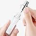 4 Pack-30ML +10ML Flint Glass Refillable Perfume Bottle, Square Portable Cologne Atomizer Empty Bottle with Spray Applicator For Travel (Transparent and Black)