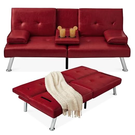 Modern Convertible Futon Sofa Bed