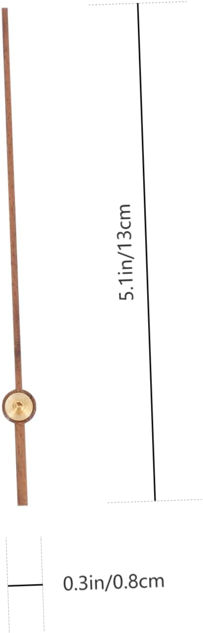 DIY Clock Accessories 10pcs Precision Clock Second Hand Wooden for Replacement and Decor