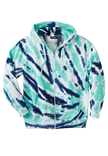 Image of KingSize Men's Big & Tall Fleece Zip-front Hoodie Jacket