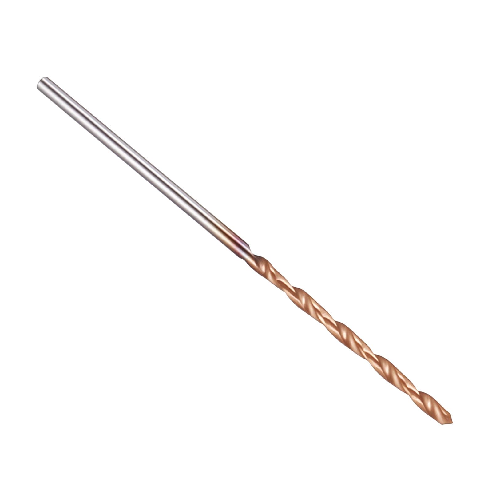 PATIKIL 1.3mm Drill Bit, Carbide Twist Jobber Bits Straight Shank 130° for Drilling Hard Metal Alloy Steel Stainless Steel Titanium Alloys - 1 Pack — image 1