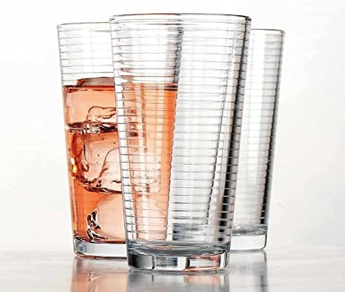 Set Of 8 Heavy Base Rocks Glasses - All-Purpose Glassware For Drinks, Cocktails, Water - View #5