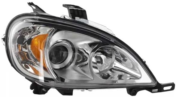 Compatible with 02-05 Benz ML-Class Headlight Headlamp Halogen Head Light Lamp with Bulb Right Passenger Side