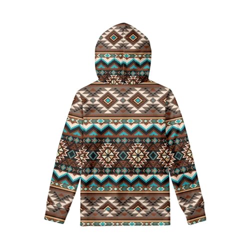 SEANATIVE Kids Hoodies for Girls Boys Athletic Hoodies Oversized Graphic Sweatshirt with Front Pocket2