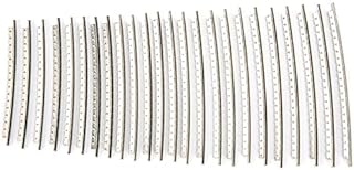24Pcs Guitar Fret Wire Set 2.7mm Cupronickel Fretwire Replacement with Bright Tone for Guitar Repair Work