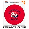 Shippensburg University Raiders Logo Automotive Car Window Locker Circle Bumper Sticker #1