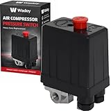 Wadoy Central Pneumatic Air Compressor Pressure Switch Control Valve Replacement for Parts 90-120 PSI 240V