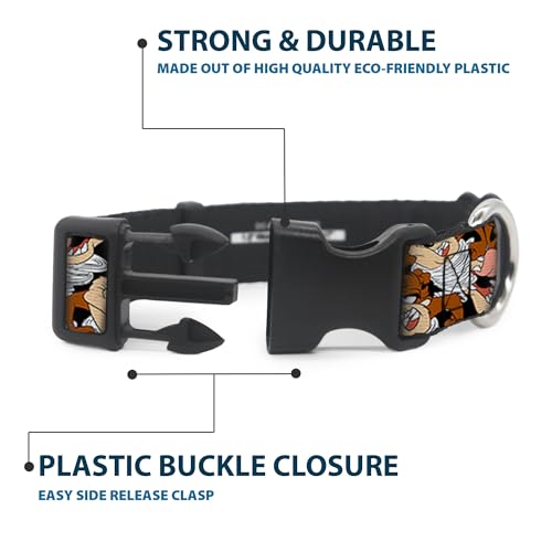 Collar de clip de plástico anti tirones Tasmanian Devil para pasear seguro 5
