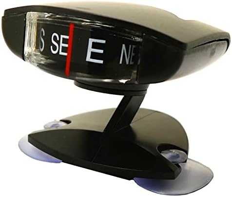 IQQI Car Compass Ball Navigation Direction Pointing Guide Ball with Suction Cup Car Decoration for Auto Car