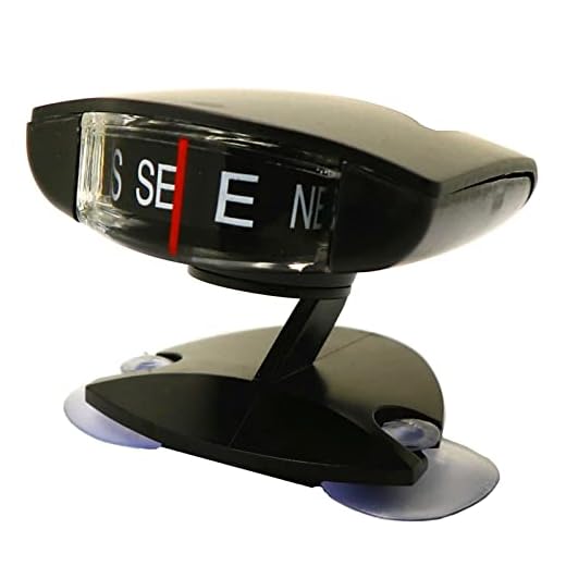 IQQI Car Compass Ball Navigation Direction Pointing Guide Ball with Suction Cup Car Decoration for Auto Car