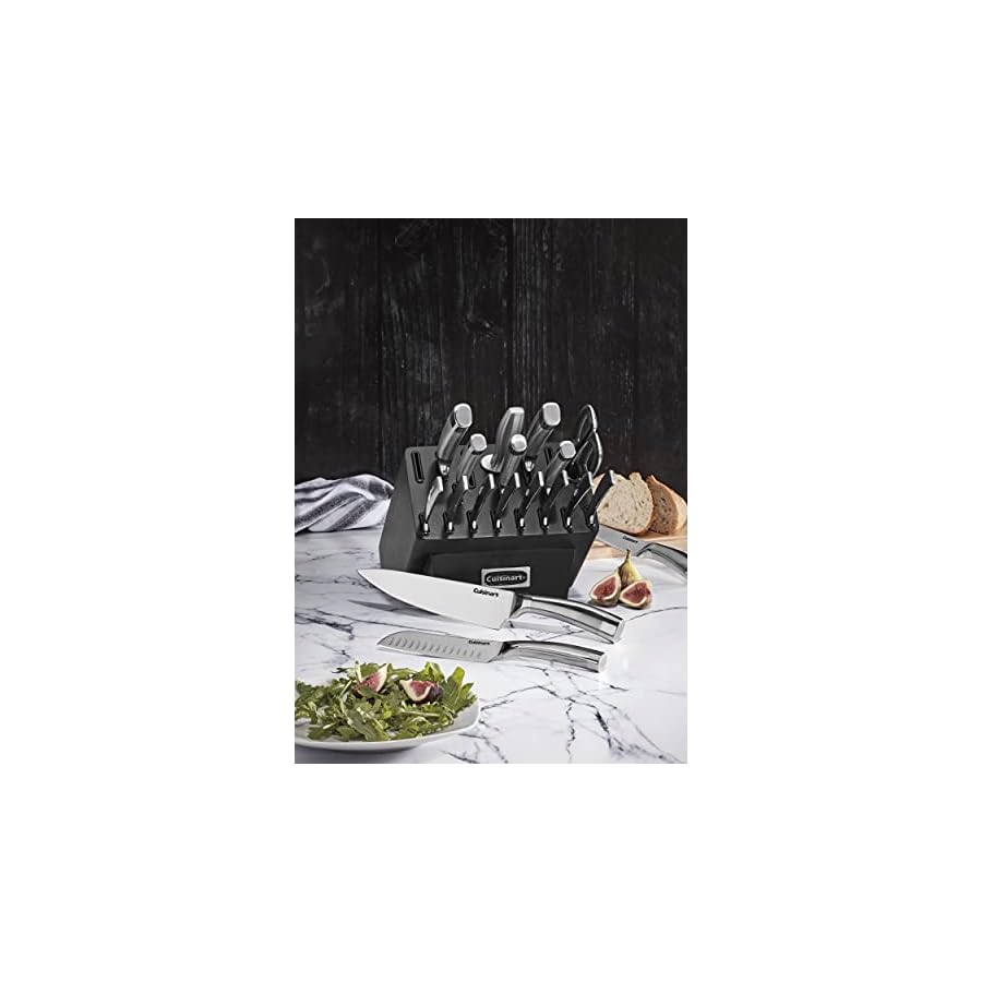 Cuisinart-C77SS-19P-Normandy-19-Piece-Cutlery-Block-Set-Stainless-Steel-Ashwood-Black Cuisinart C77SS-19P Normandy 19 Piece Cutlery Block Set, Stainless Steel Ashwood Black