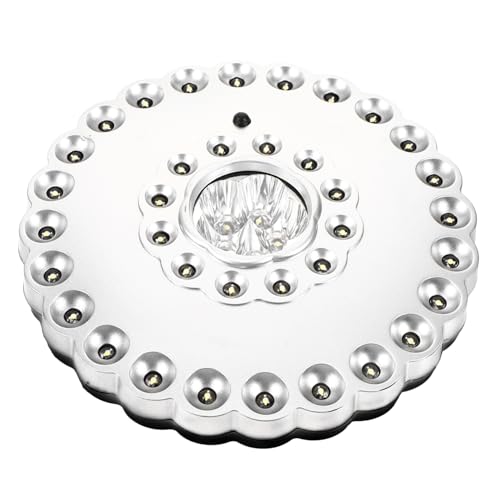 ORFOFE Luce Per Ombrellone Da Giardino Led, Lanterna Da Campeggio Sospesa, Lampada Per Campeggio Ricaricabile Senza Batterie, Illuminazione Esterna Versatile Per e Ombrellone