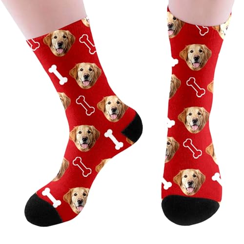 Genérico Calcetines Personalizados Con Fotos Texto Calcetine Divertidos Regalo Original Regalos Para Hombre Y Mujer Idea Personalizada Para Cumpleaños Y Navidad Para Papá Profesores Talla Unica