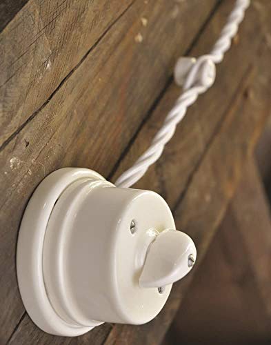 Interrupteur rotatif de haute précision 250V blanc interrupteur mural - 2