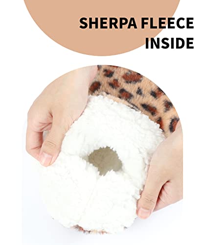 Image of Keyela Womens Non-Slip Sole Slipper Socks, Fluffy Winter House Booties | Ultra soft fuzzy warm indoor house slippers Non-skid bottom for safe walking Cozy winter footwear for ladies