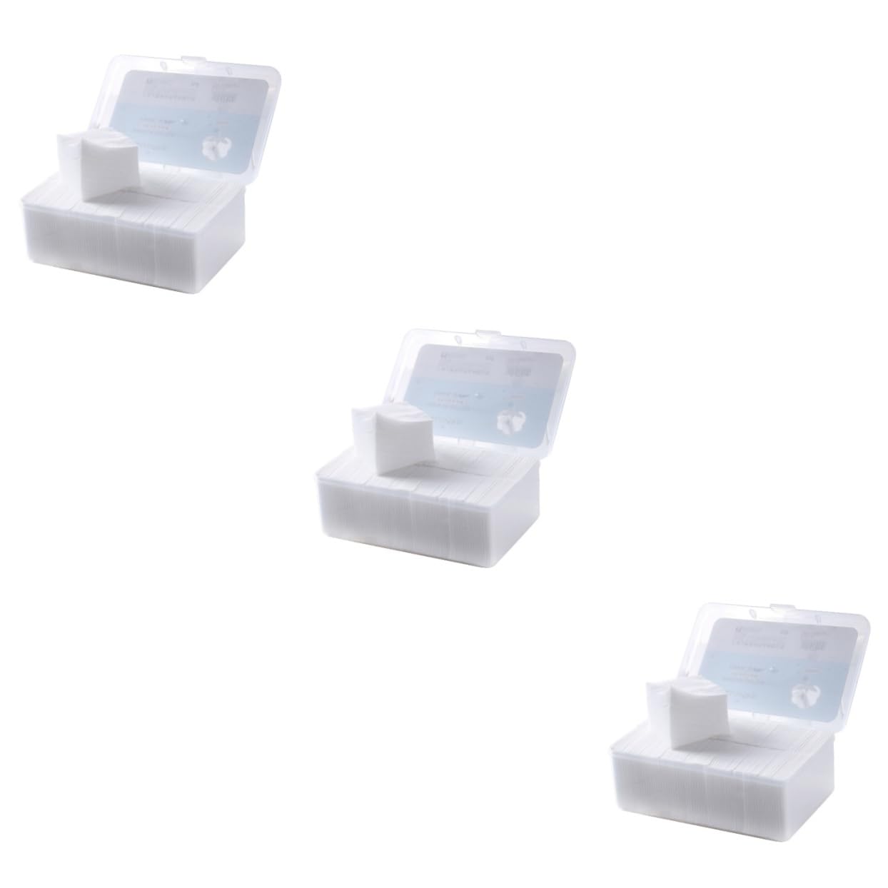 minkissy 3sets Makeup Facial Pads Women Cosmetic Pad Round Cotton Ideal for Makeup Removal Skin Care 1000pcs*3