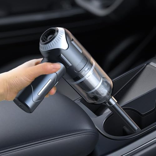 Aspirador portátil para coche recargable con batería de alta duración 4