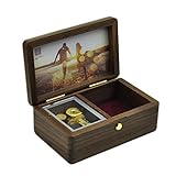 Öffnen Sie den Deckel, um Musik zu spielen, Schmuckkästchen Lagerung, Schmuck Größe 65 * 72 * 30MM, kann Lippenstift und eine Vielzahl von kleinen Accessoires aufnehmen