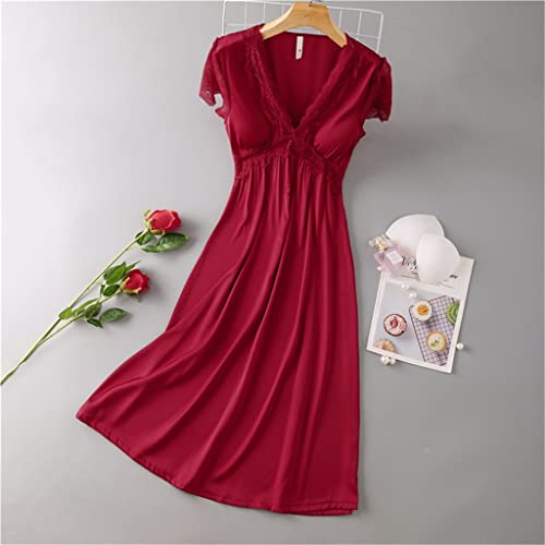 Ensemble de nuit à fleur appliquée vêtement homewear confortable pour femme LJIANGD