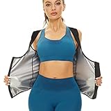 YYQ Sauna Suit for Women Weight Loss Sweat Vest Plus Size Workout Tank Top Shaper Sweat Waist...