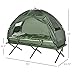 All in One Folding Camping Cots for Adults,Portable Single Sleeping Cot Camping Bed