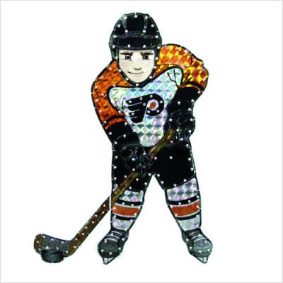 NHL New Jersey Devils Joueur Lumineux de Fenêtre Voiture Décoration Festive Scottish Christmas