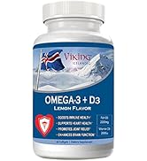 Viking Omega 3 Fish Oil Plus D-3 Softgels