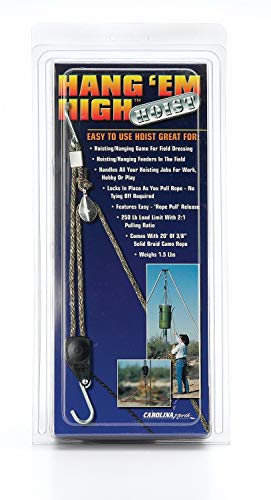 Rope Ratchet Rope Hoist Block and Tackle HH20 Hang 'em High Rope Hoisting