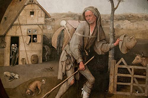 Poster sur toile Hieronymus Boske d'art pour un intérieur élégant 58x90 cm