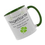 Eine so gute Nageltante findet man nicht... - Kaffeetasse mit Motiv, Tasse mit Druck, auch individuell mit Spruch, Foto, Wunschtext, Wunschname (Grün)