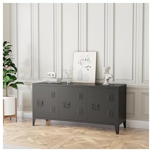 Moderner TV Schrank Kotka in Schwarz