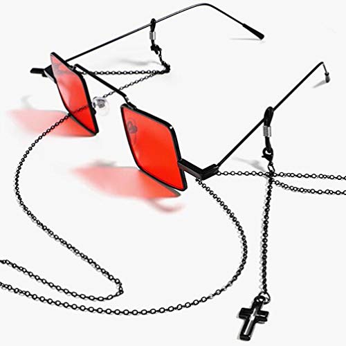 Generic Corrente de óculos com pingente antiperda, corrente de óculos retrô multiuso, correia para ó