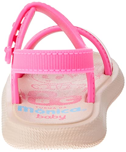 Sandália Turma da Mônica Hora do Banho, Ipanema Kids, Bebê Unissex, Rosa/Rosa, 23/24