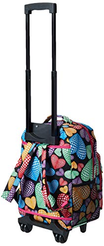 Image of Rockland Double Handle 17 inch Rolling Backpack, New Heart