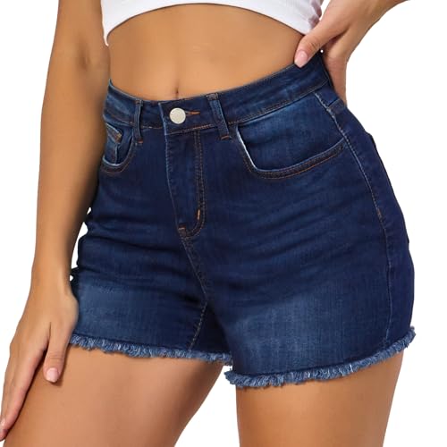 VIPONES Blue Jean Shorts for Women High Waisted Cut Off...