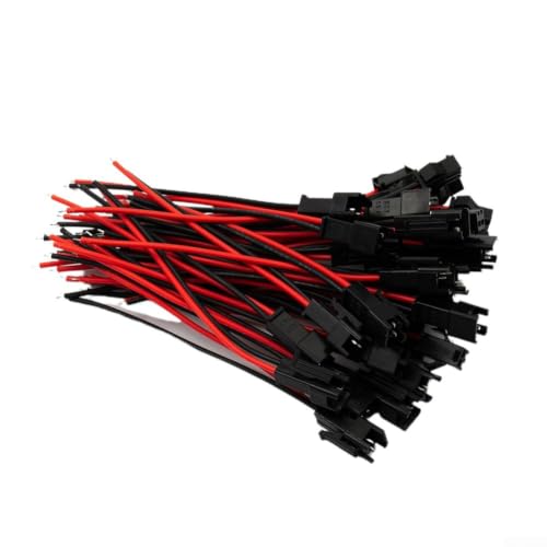 Image of For JST SM 2 Pin 40-Piece Cable Connector Solderless for JST SM 2-Pin