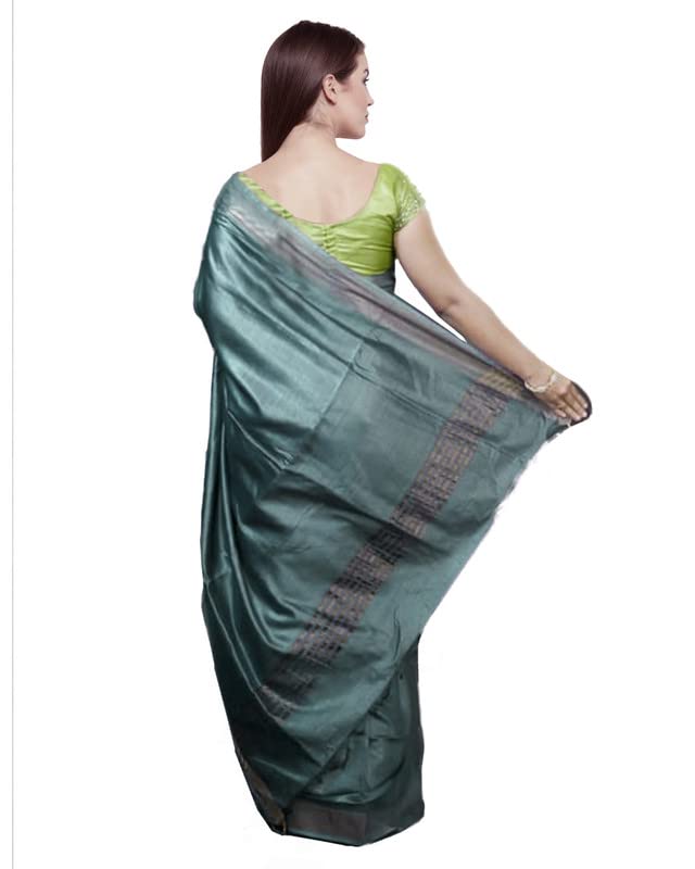 Craft Mania tussar silk saree in tussar silk – image 4
