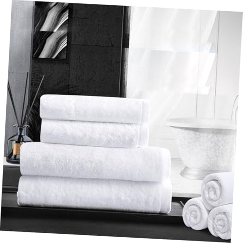 Ensembles de serviettes de bain en coton absorbant grand format Gatuida - 6