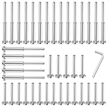 CKE 20 Pairs T316 Invisible Cable Railing Kit, 1/8" Invisible Receiver and Swage Stud End for Cable Railing Deck Stair Railing Threaded End Fitting Receiver Terminal for 2x2, 4x4 Wood Metal Post