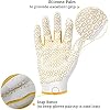 HANDLANDY Youth Football Gloves, Sticky Wide Receiver Gloves for Kids & Adults, 2 Pairs Bundle